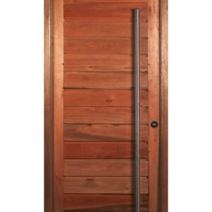 Puerta Ciega Estilo Moderno Con Barral de 1.50mtrs