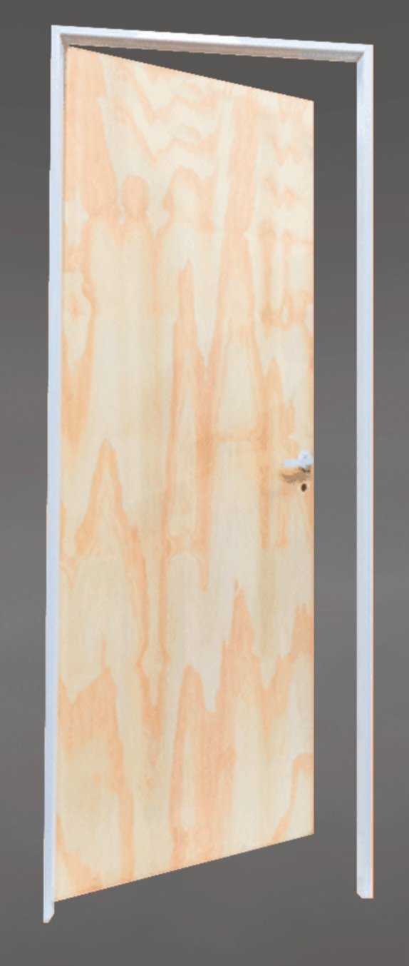 Puerta Placa De Pino 70x2